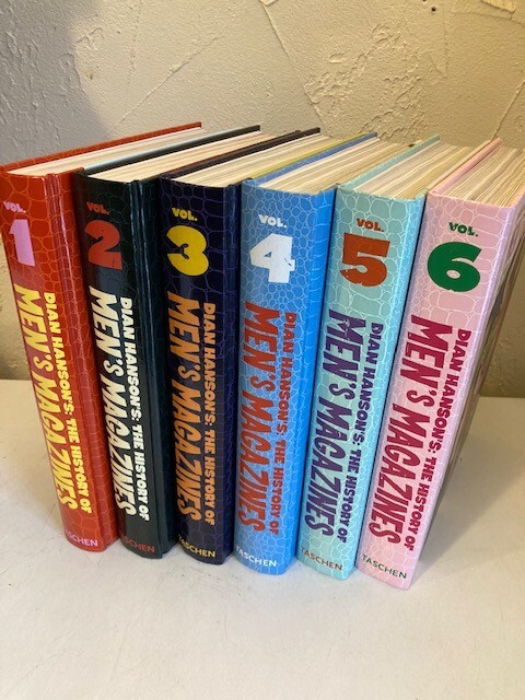 Dian Hanson’s The History of Men’s Magazines hardcover Complete 6-volume set
