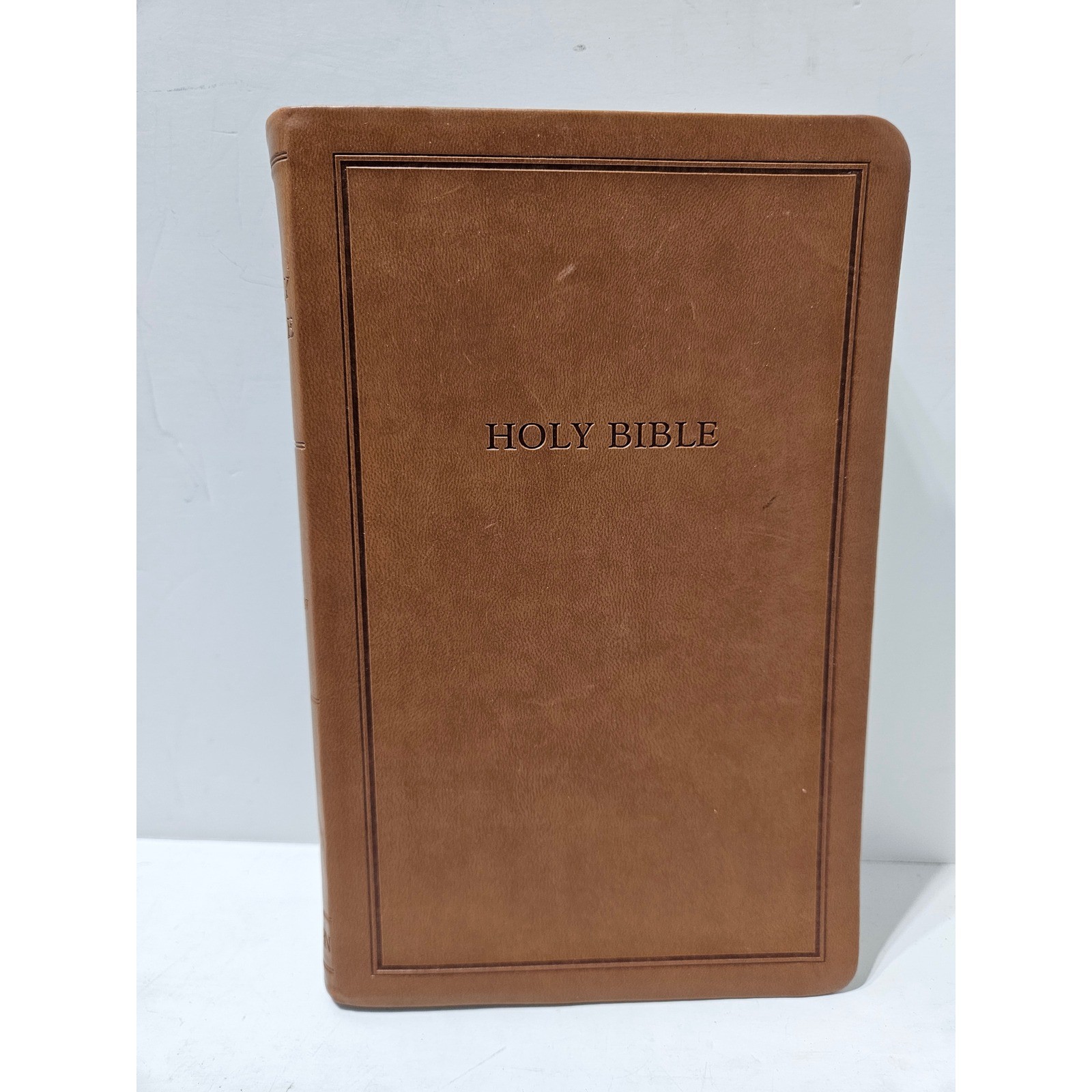 Hendrickson Bibles King James Version Gift Bible Light Brown Faux Leather KJV