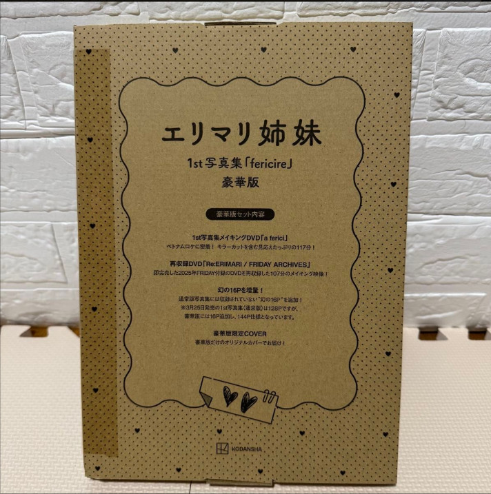 Elimari Sisters’ 1st Photobook “fericire” Deluxe Edition with Bonus DVD From JPN