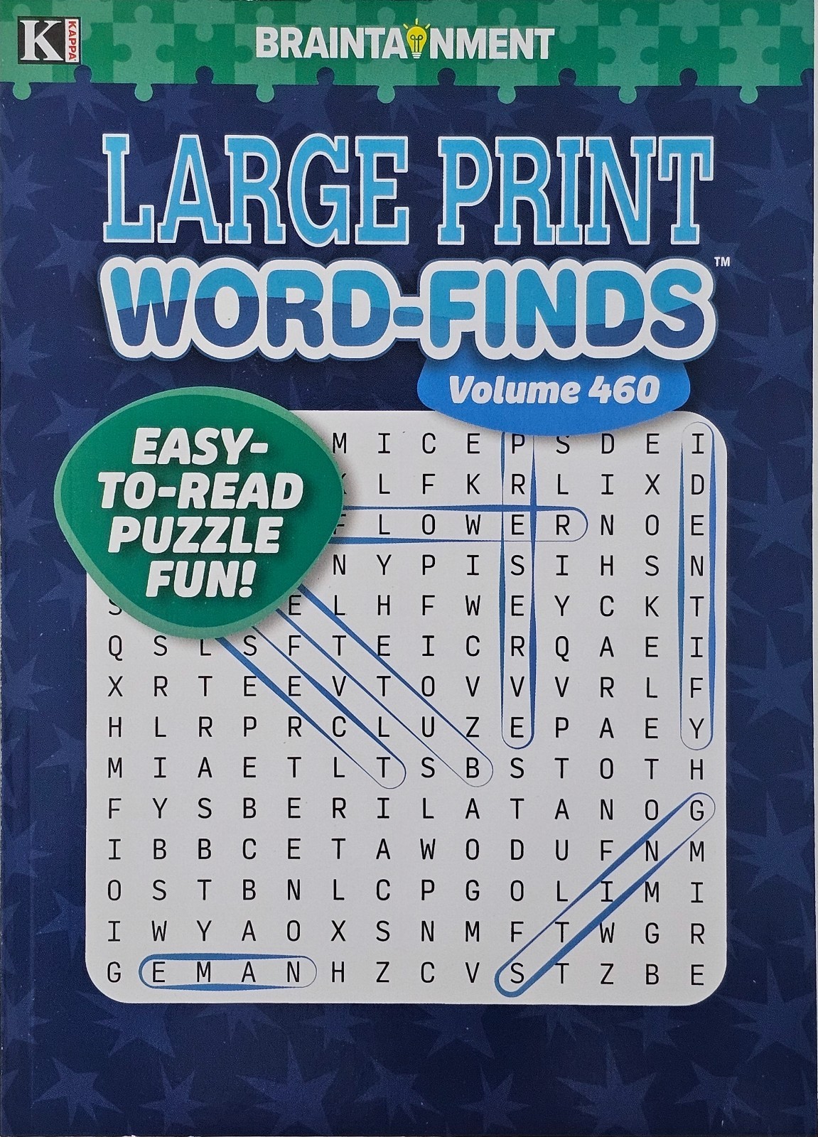 10 New Large Print Word-Finds Puzzle Books Kappa Games Vol#454-474 ~ Search,Hunt