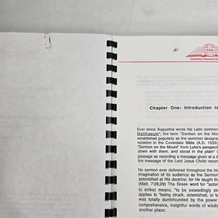 Expository Study Gospel Matthew Sermon On Mount Bible Commentary Heck 1989 Vtg