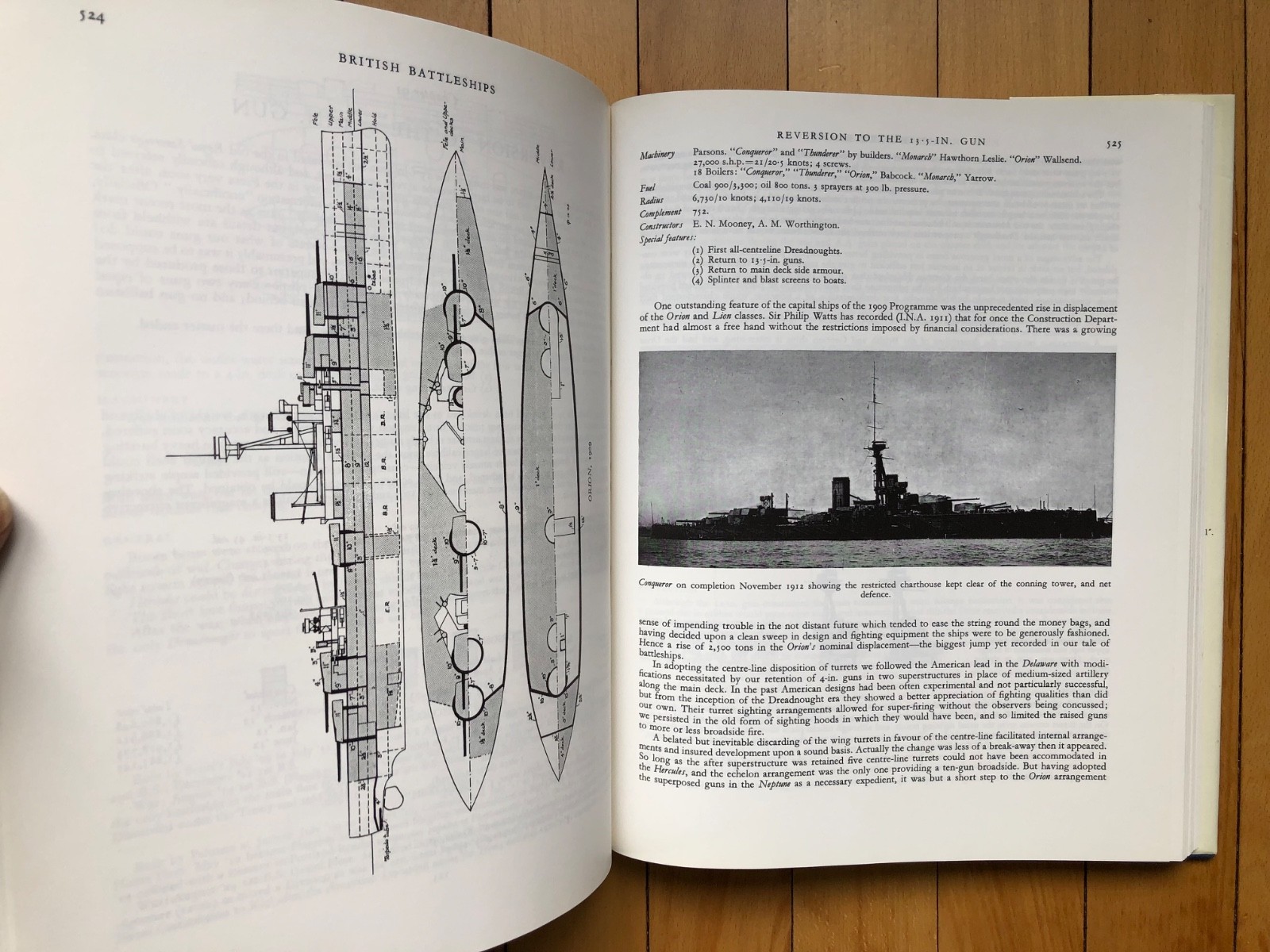 British Battleships 1860 – 1950 – Oscar Parkes – New & Revised Ed. – 1990