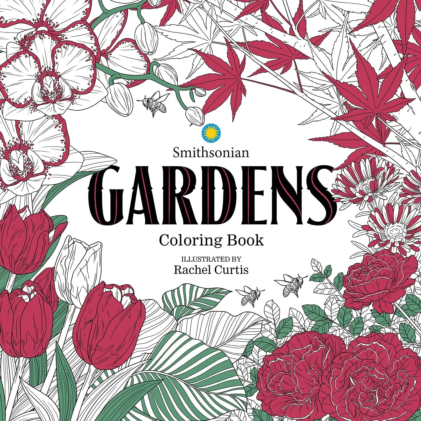 Gardens: A Smithsonian Coloring Book, Smithsonian Institution, Very Good Book