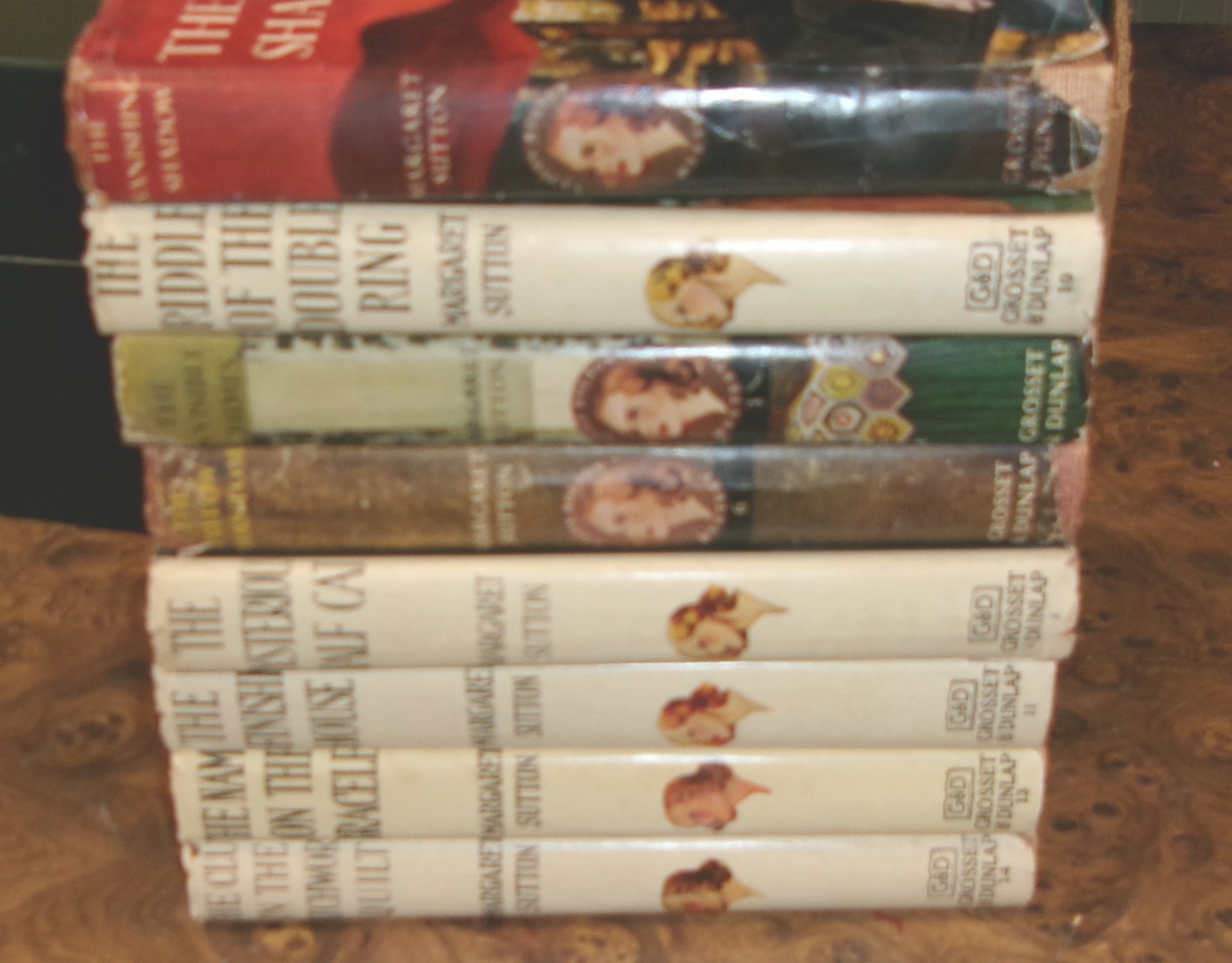Lot of 8 Vintage Hardcover Judy Bolton Mystery Books Margaret Sutton