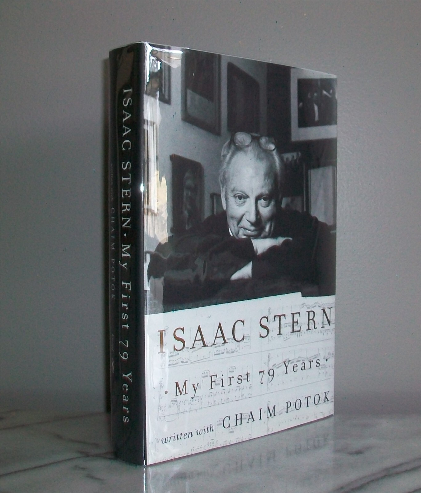 *Signed Bookplate* MY FIRST 79 YEARS Isaac Stern & Chaim Potok HC/DJ 1999 1st Ed