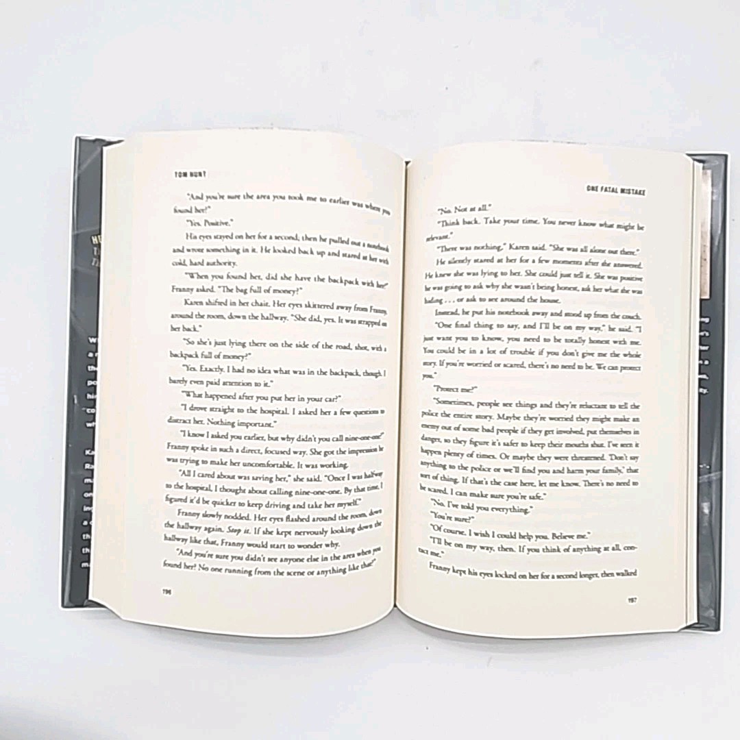 One Fatal Mistake by Tom Hunt 1st Edition 2019 Hardcover Book