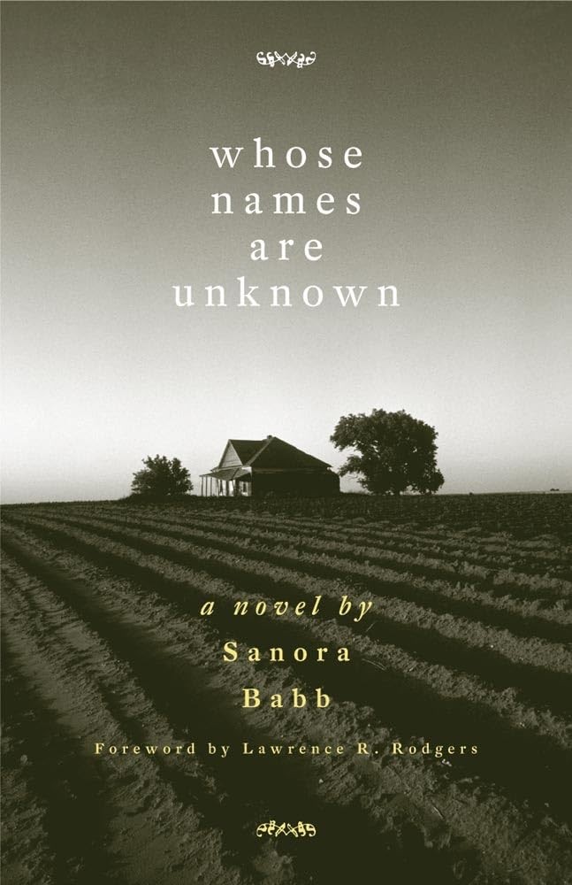 Whose Names Are Unknown – Sanora Babb, University of Oklahoma Press, Paperback