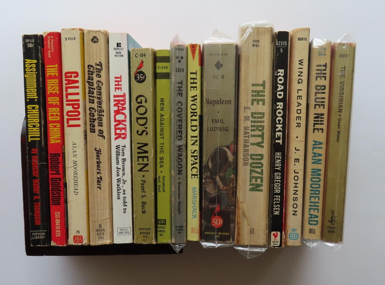 Lot of 36 Older Paperbacks Fiction, Nonfiction, Various Authors & Genres HQ
