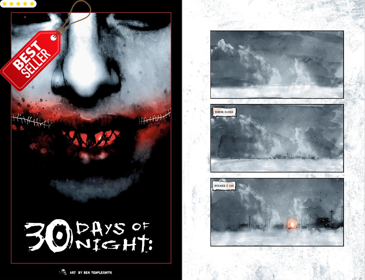 30 Days of Night Deluxe Edition Book One Horror Graphic Novel – US