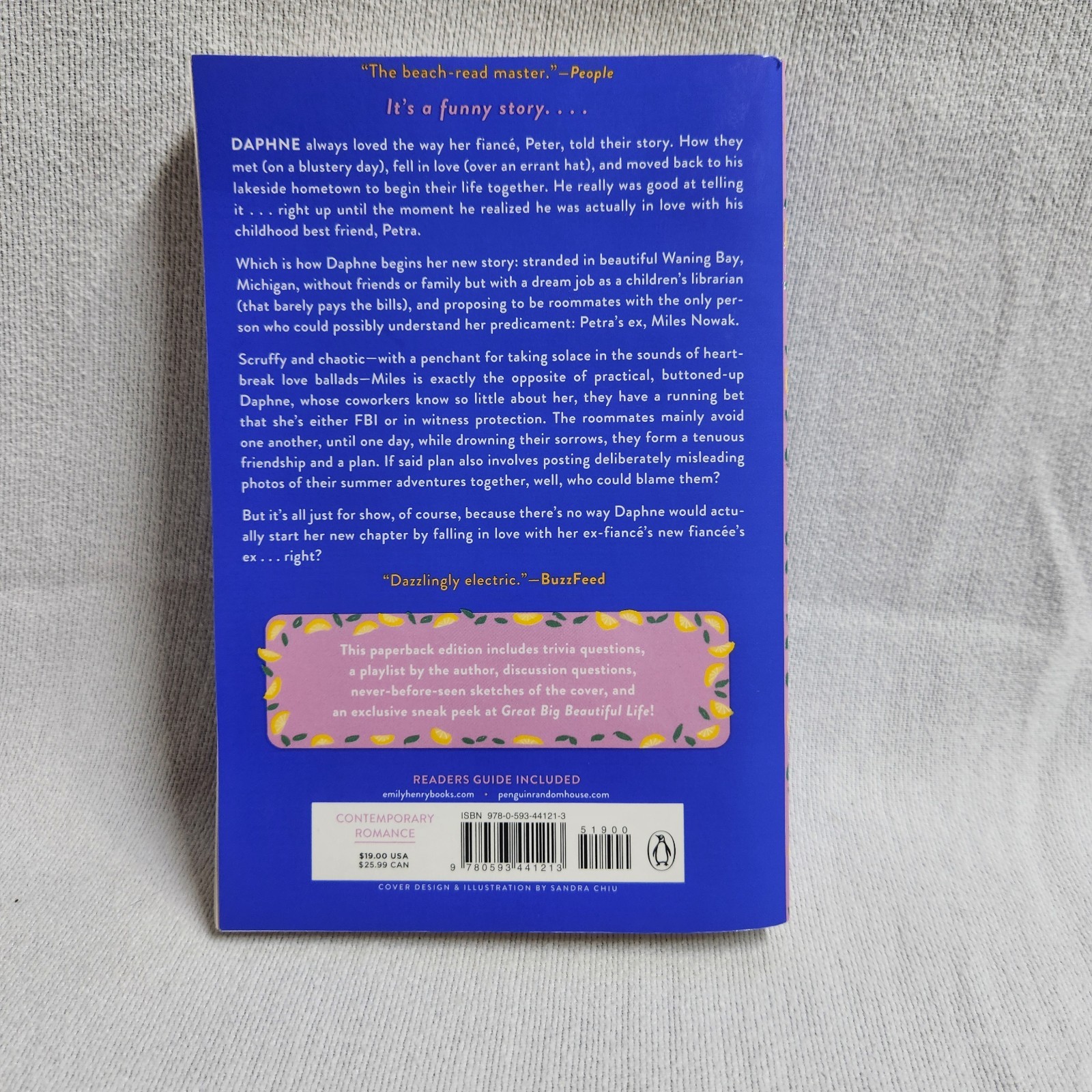 Funny Story by Henry Emily- Paperback Book 2024 Romance Comedy