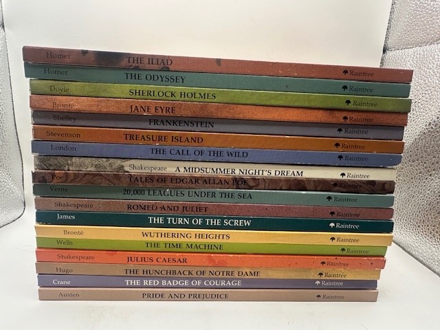Raintree Classics Hardcover Children’s Books 1980-82 (Lot of 18)