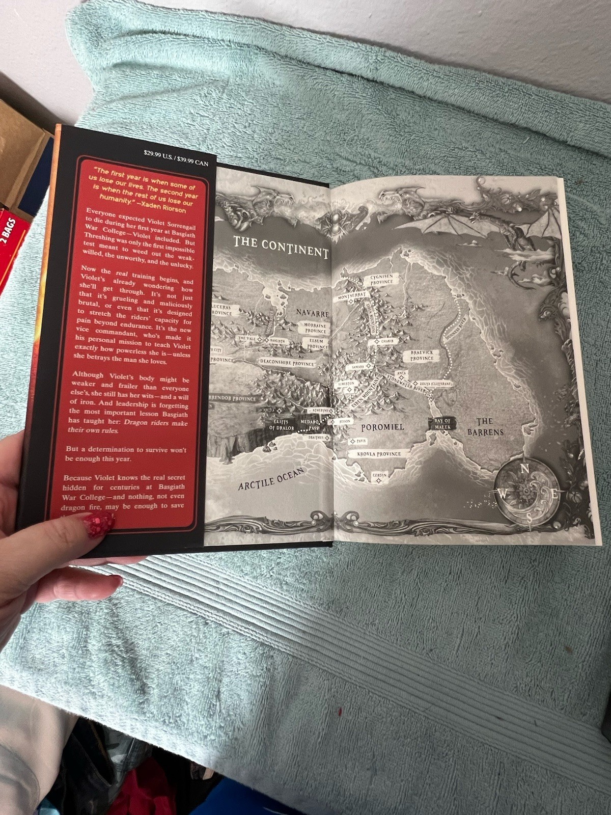 Empyrean Trilogy by Rebecca Yarros (2 Hardcover 1 Paper )2 Sprayed Edges Deluxe