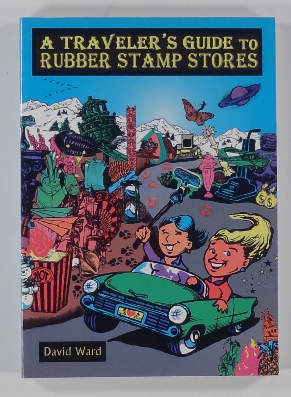 1997 A TRAVELER’S GUIDE TO RUBBER STAMP STORES worldwide CRAFTS scrapbooking