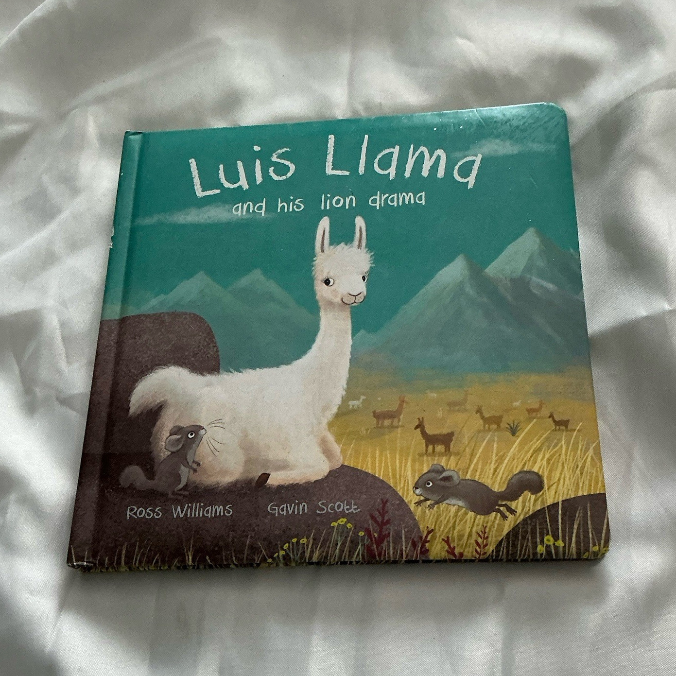 Luis Llama and His Lion Drama by Ross Williams Hardcover Book