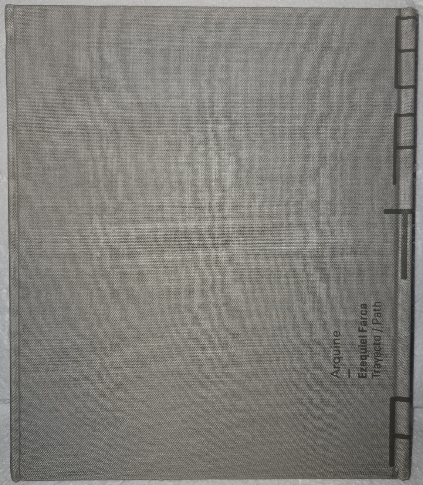 Ezequiel Farca Trayecto / Path Hardcover – Arquine 2012 First Edition 294 Pages
