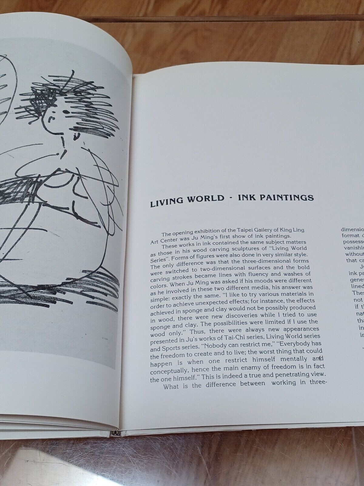 ju ming paintings 1988 hardcover 78+ pages catalog