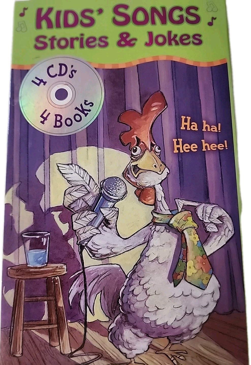 Sunny Day Studios Kid Songs Stories & Jokes 4 Books + 4 CD’s (T142)