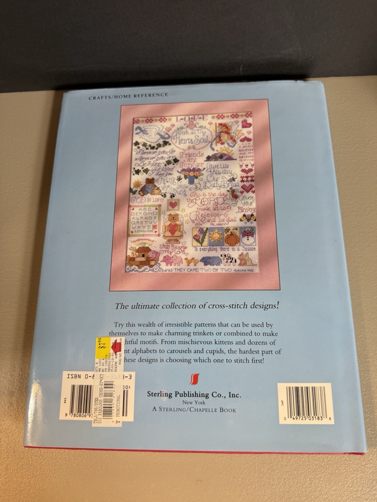 Donna Kooler’s “555 Fabulous Cross-Stitch Patterns” – (Hardcover)