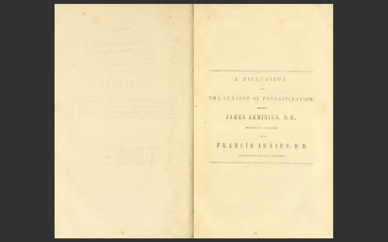 The Works of James Arminius, 1853 Edition, 3 VOLUME E-Book Set on CD-ROM