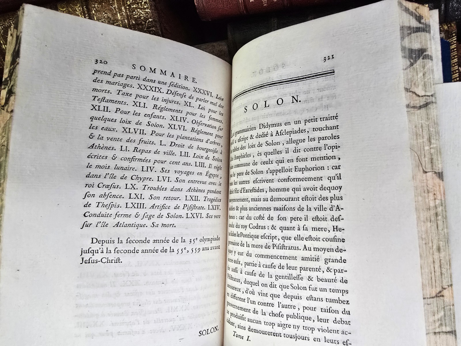 1783 – Lives of Illustrious Men by Plutarch – Theseus, Romulus, Lycurgus, Solon