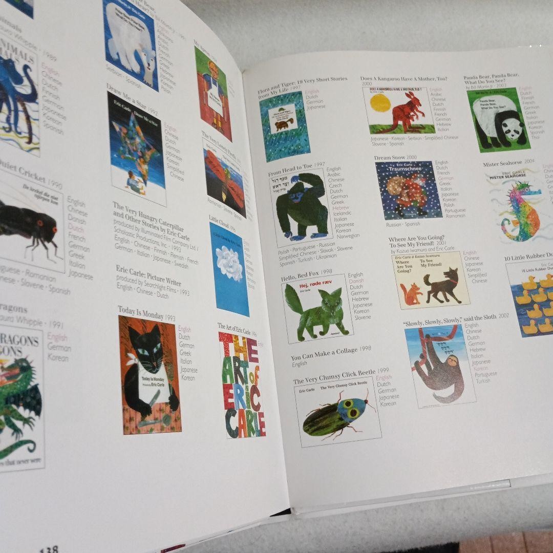 THE ART OF ERIC CARLE 2021 Hardcover Picture Book Art Collection 140 Pages
