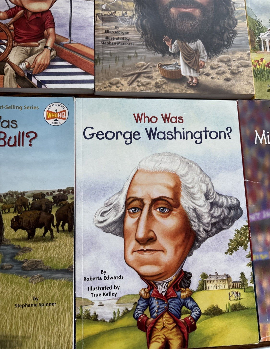 Lot of 50 Who Was / What Was / Where Is Books Biography History Homeschool Paper