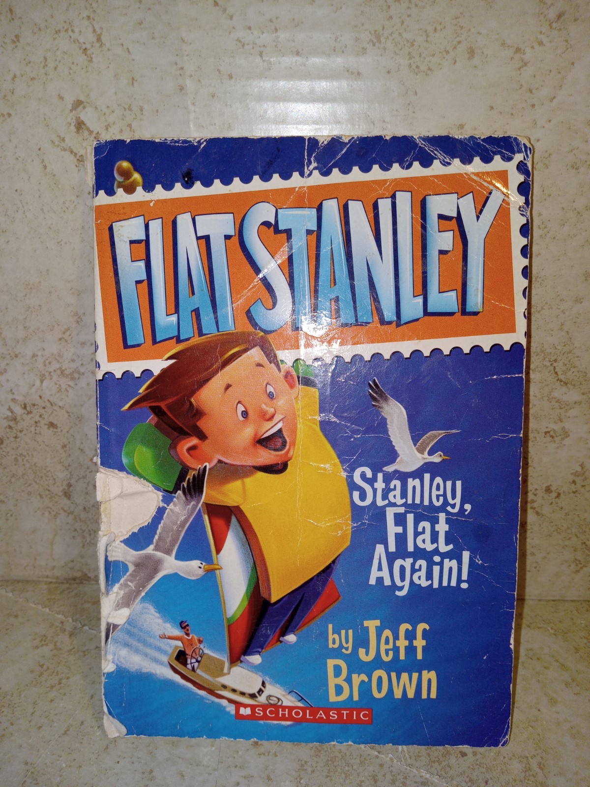 FLAT STANLEY Adventure Books Lot (9) By: JEFF BROWN Paperback *Varied Condition*