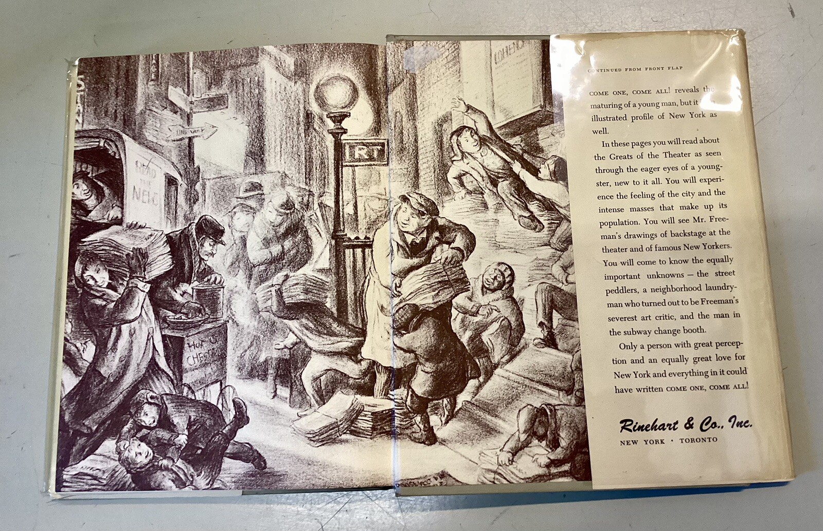 Come one come All by Don Freeman Hardback with DJ 1949