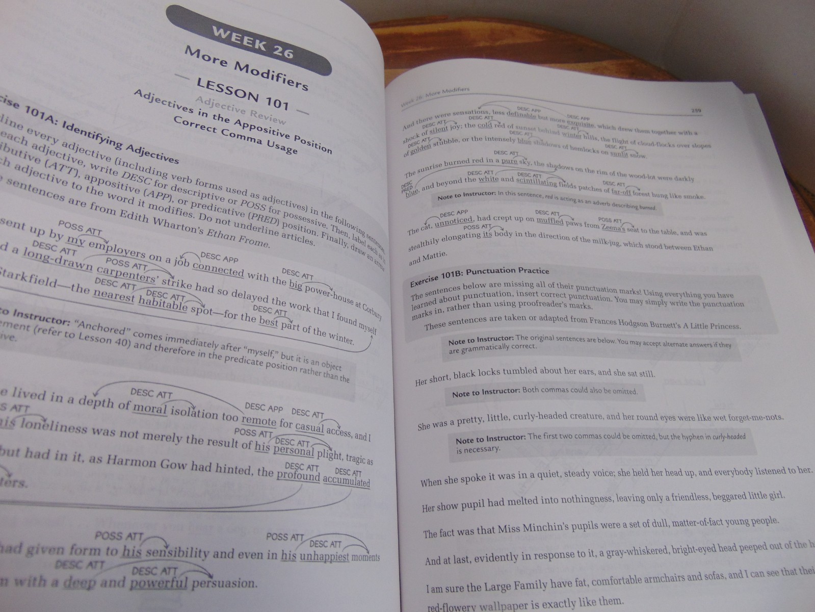 Grammar for the Well-Trained Mind TEACHER KEY to Red Student Workbook Gr 5 & Up