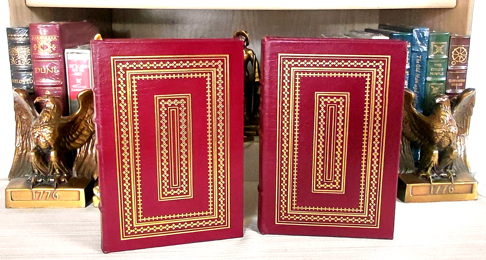 THE FOUNTAINHEAD BY AYN RAND IN TWO VOLUMES THE EASTON PRESS VG/LN