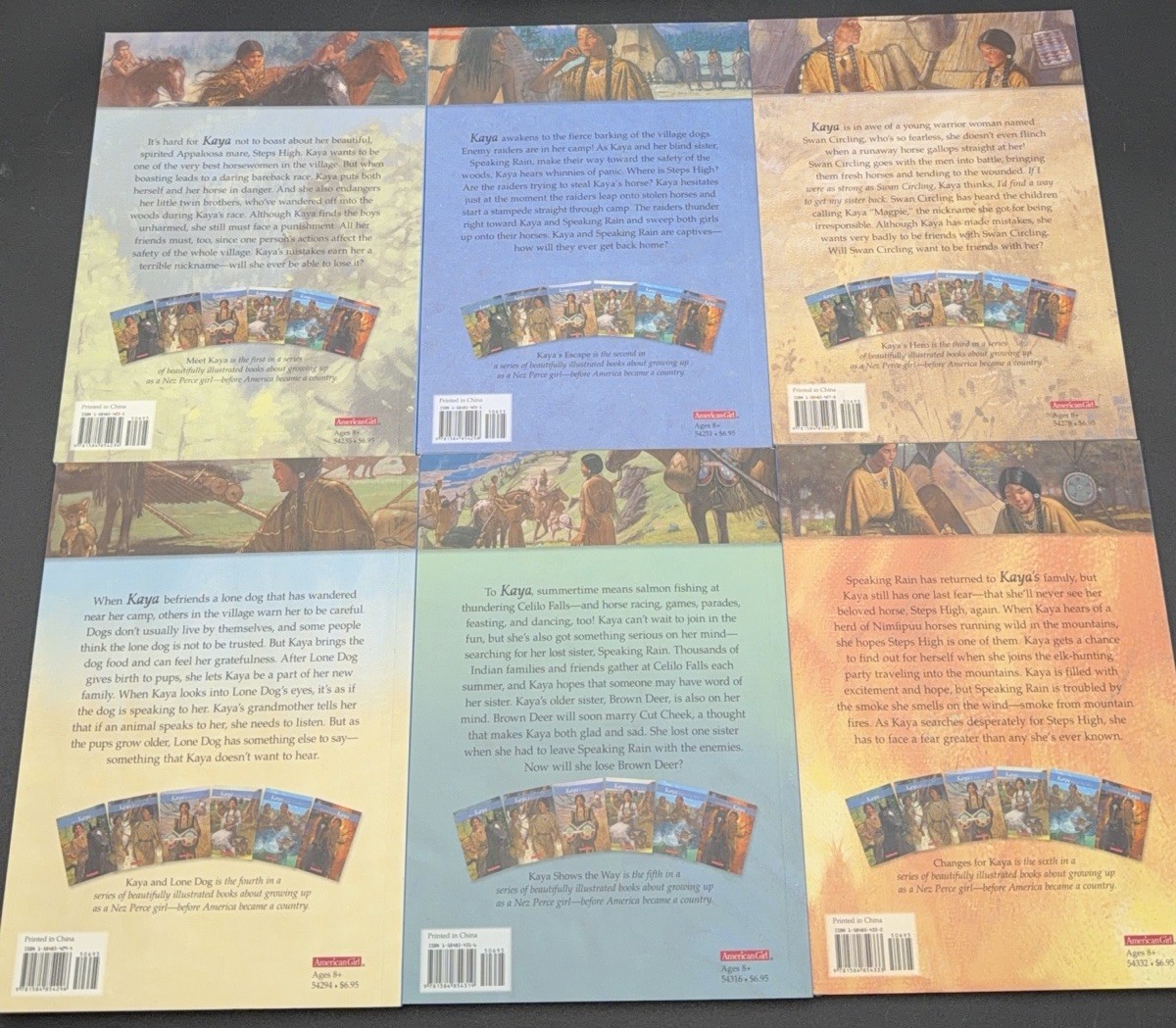 1764 Kaya An American Girl – The American Girls Complete Collection Set Of 6 EUC