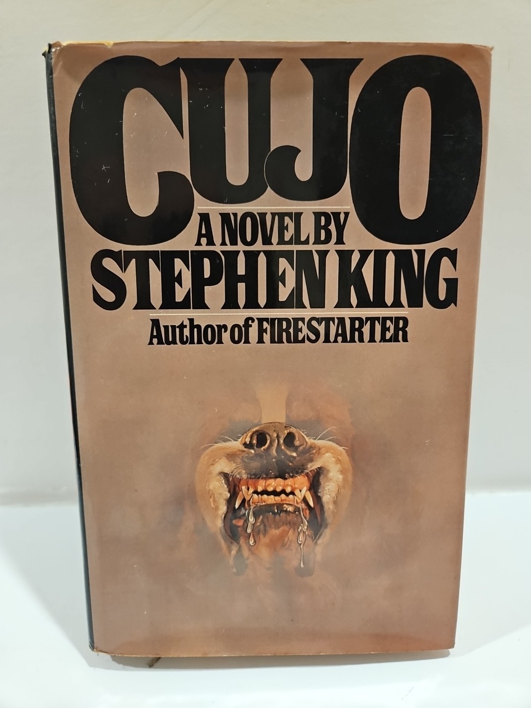 STEPHEN KING CUJO 1981 HCDJ TRUE 1ST EDITION $13.95 ON DJ FLAP READ DESCRIPTION
