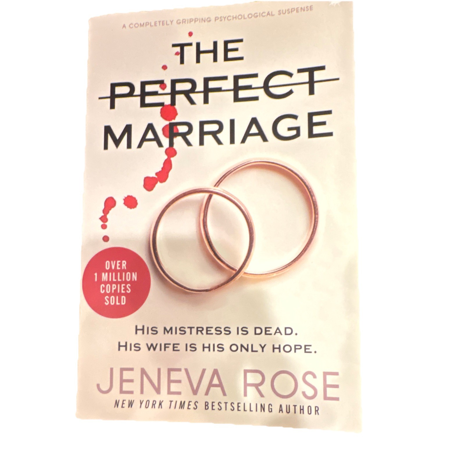 Jeneva Rose The Perfect Marriage Trade Paperback Book 2020 Bloodhound Thriller