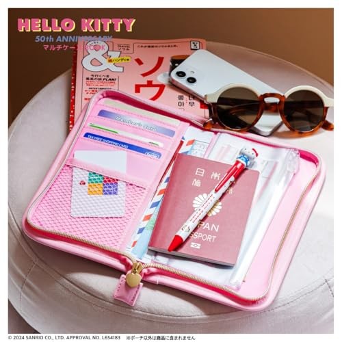 HELLO KITTY 50th Multi Case Book 8.5×4.9×0.8 Sanrio Japan 2024 Mook