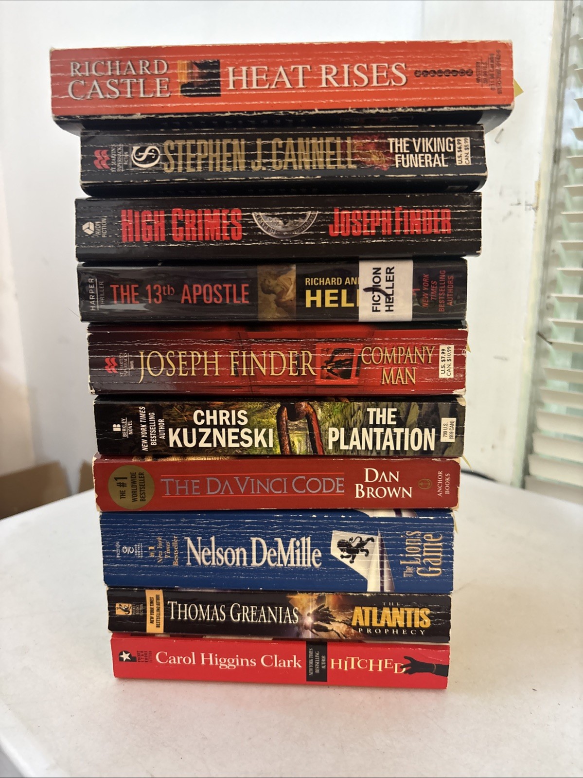 Lot of 10 – Mystery and Thrillers – Mixed Authors – FREE SHIPPING