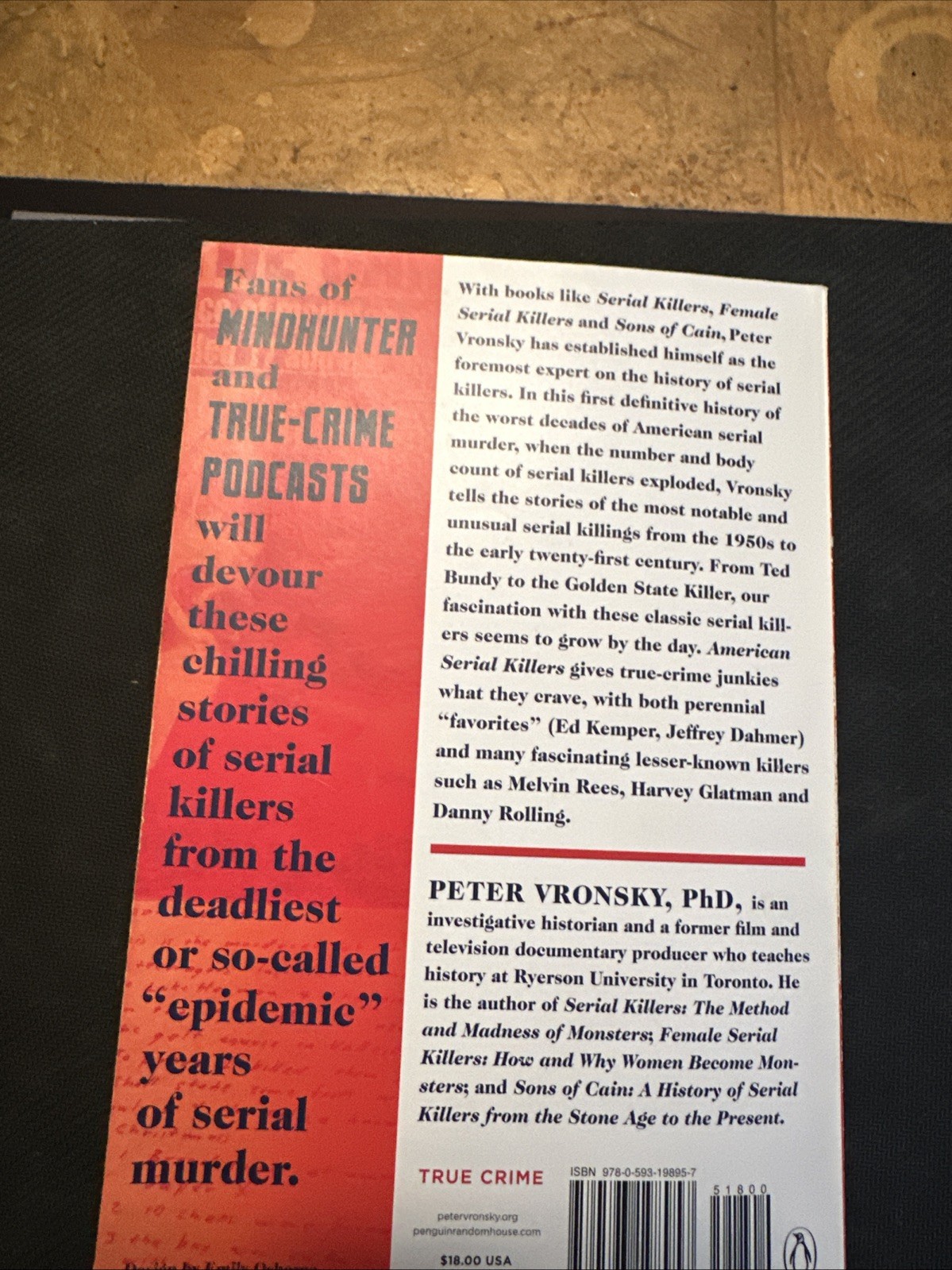 American Serial Killers The Deadliest Years 1950-2000 True Crime Murders PB