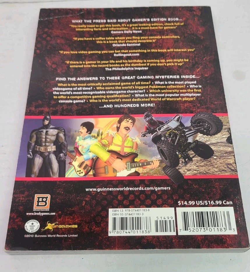 Guinness World Record Gamer Editions Lot Of 6 2010 -2013-2014-2015-2016 & 2017