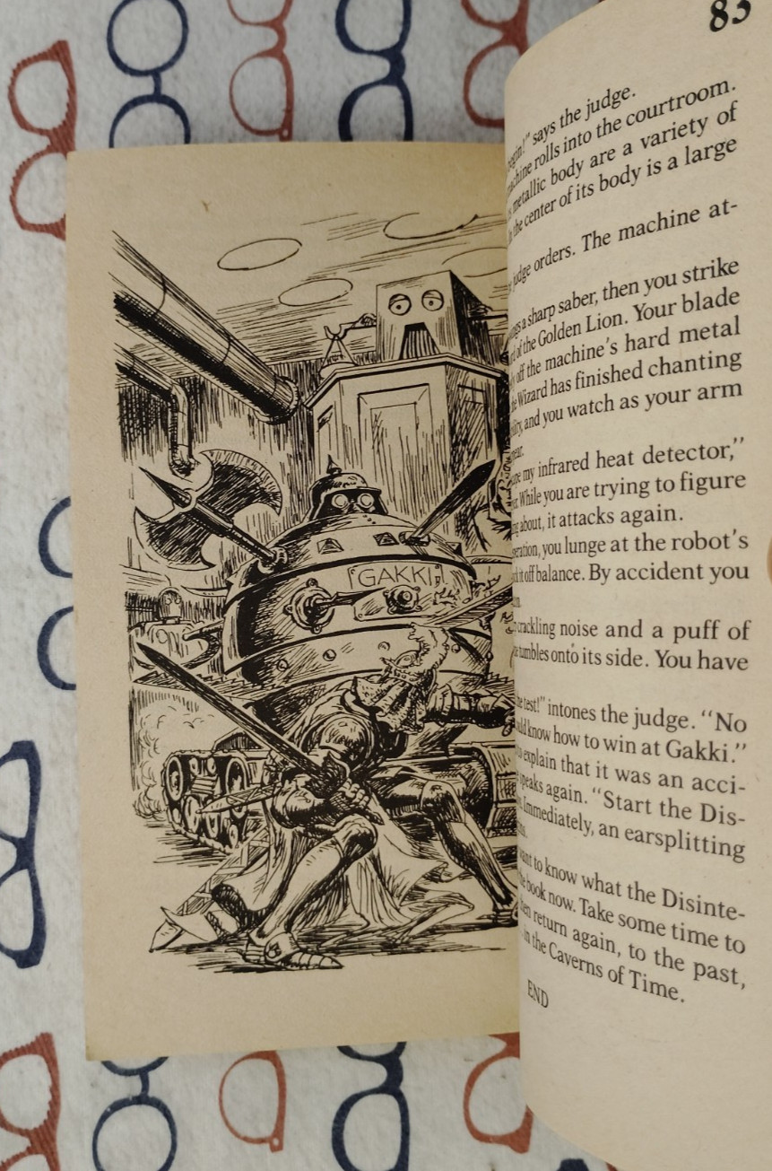 Wizards Warriors & You Book 8 Conquest of the Time Master 1985 PB First Printing