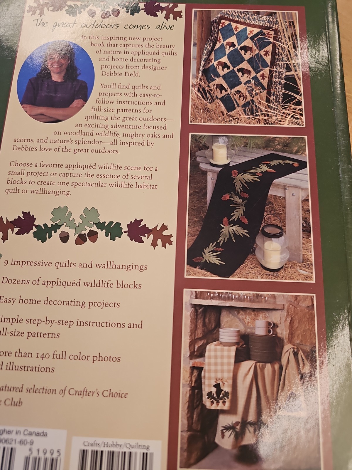 The Great Outdoors Quilt Book 140 Pages Home Dec Quilt Ideas