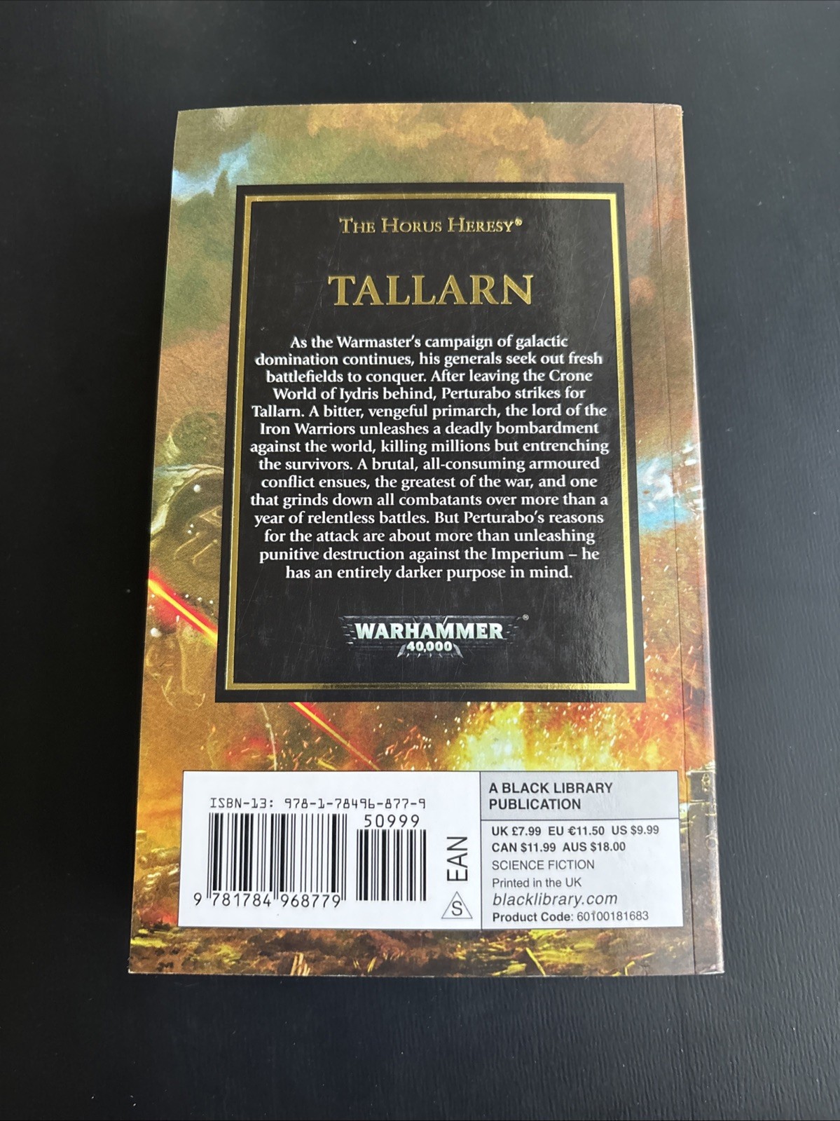 Tallarn War For A Dead WorldJohn French Paperback Horus Heresy