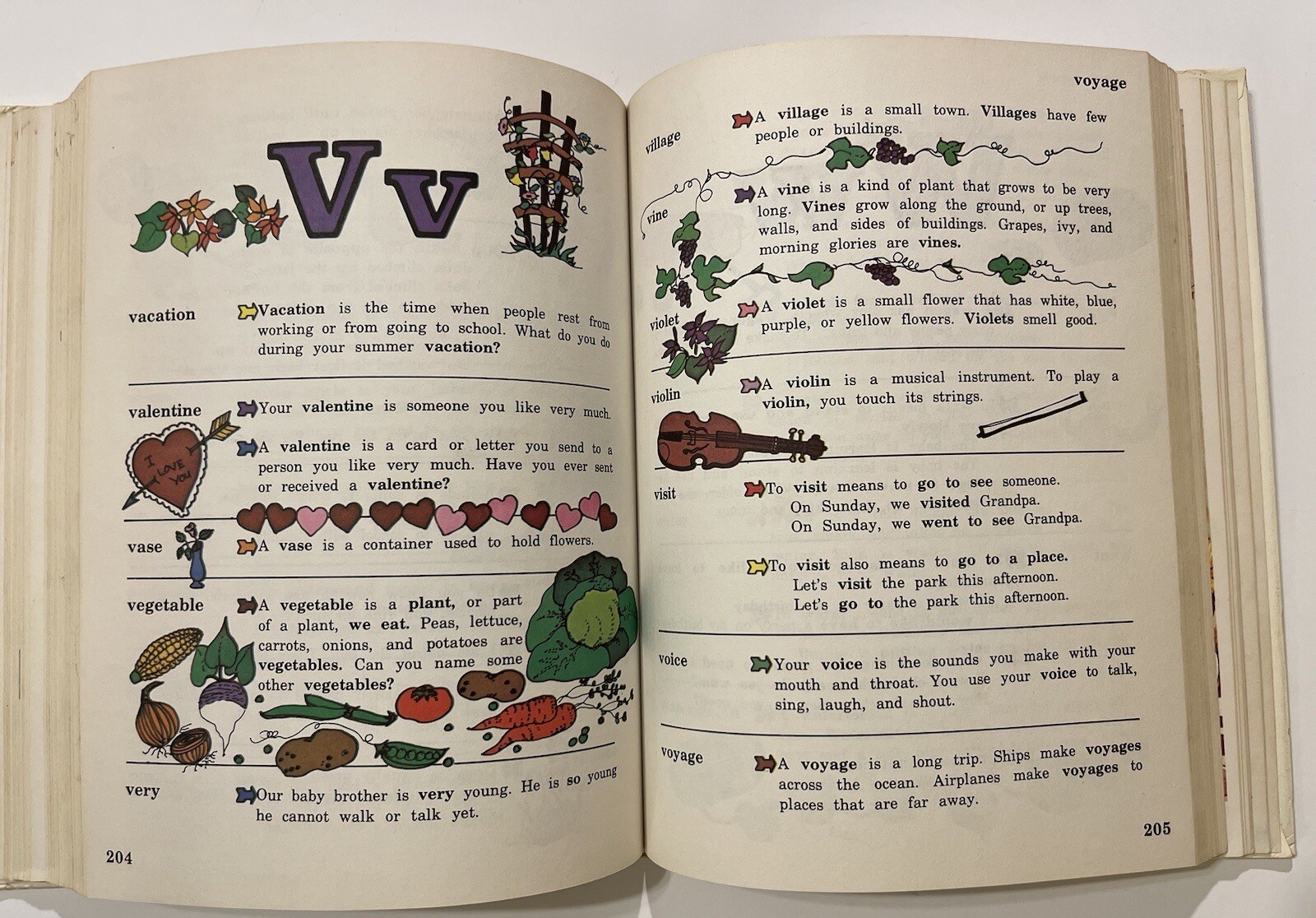 MY STORYBOOK DICTIONARY 349 Pages Hardcover VINTAGE 1974/1977 Grolier