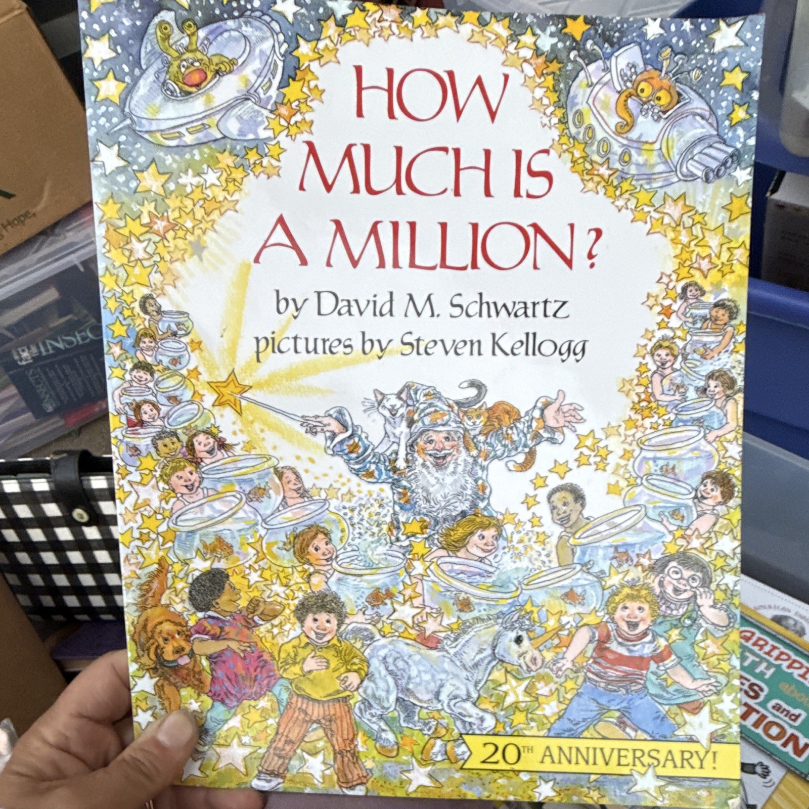 How Much Is a Million? David M. Schwartz PB 20th Anniv Illustrated Kellogg