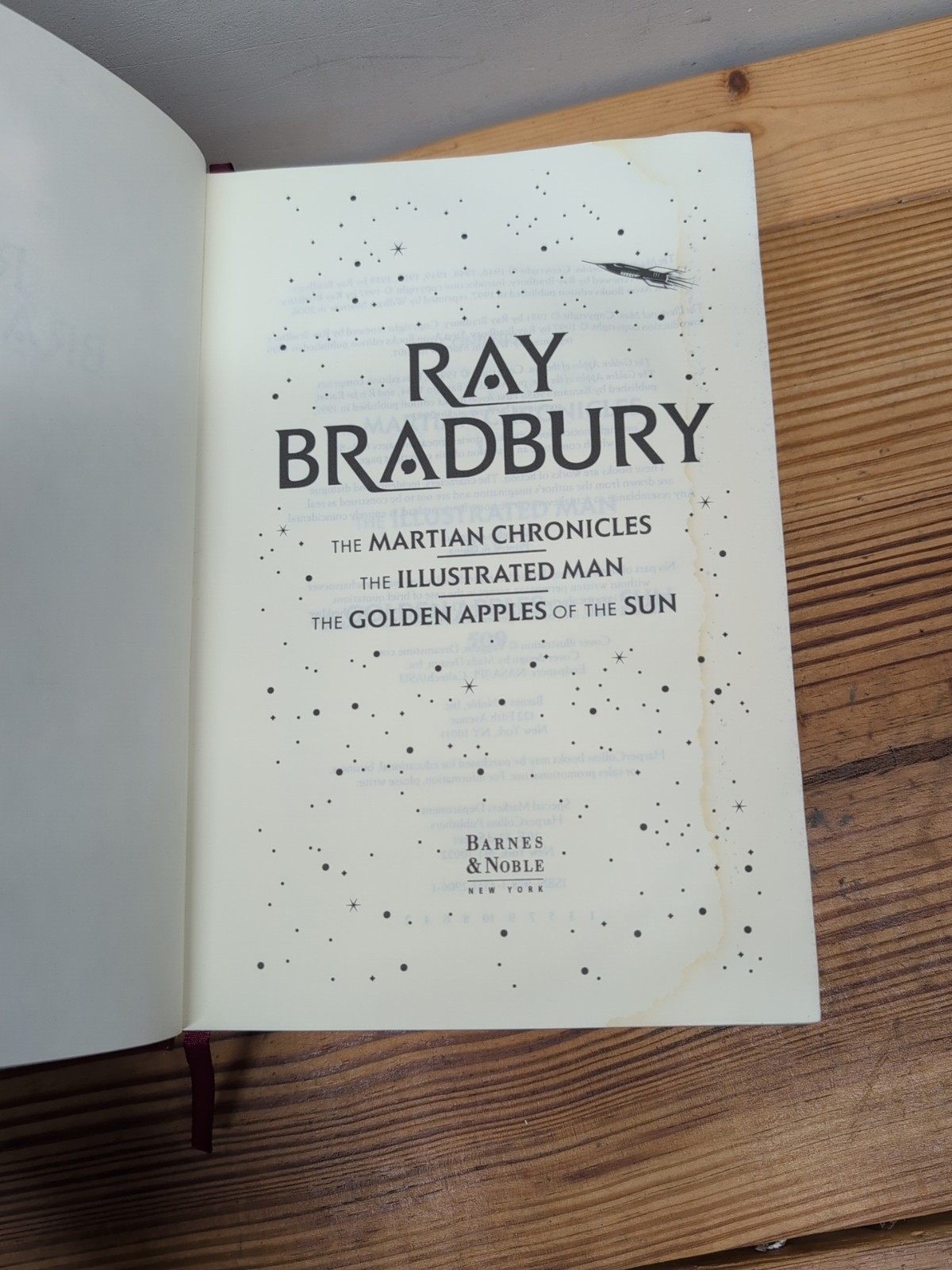 Ray Bradbury. 2010 HC-Leather. Martian Chronicles/Illustrated Man/Golden Apples
