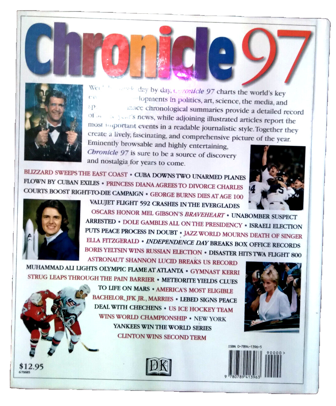 Chronicle 97, Reg Grant, rare vintage nostalgic year book about 1996, Gen X gift
