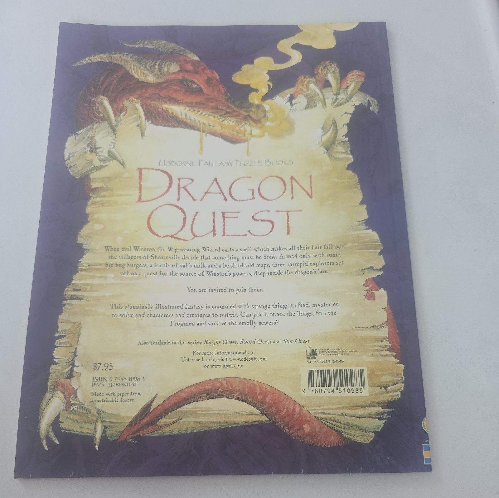 Dragon Quest by Andy Dixon (2005, Perfect)