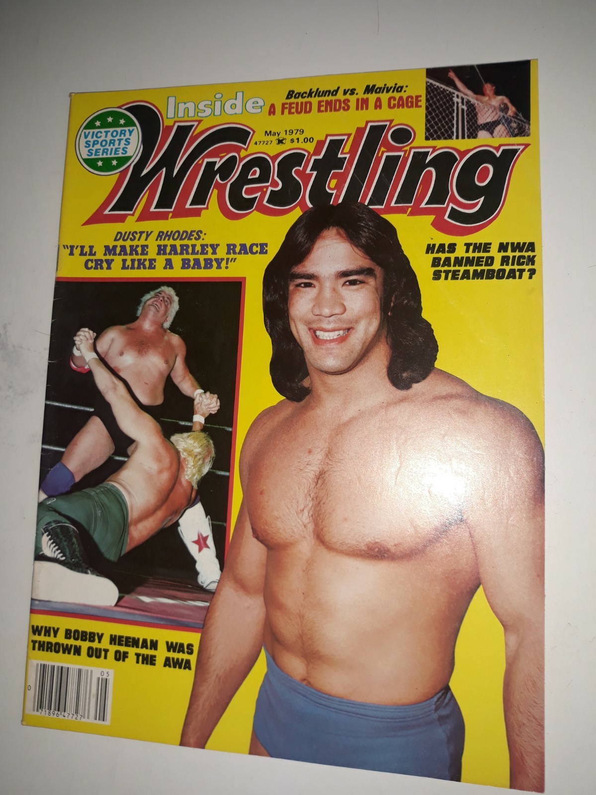 Inside Wrestling Magazine May 1979 Ricky Steamboat Dusty Rhodes Bob Backlund