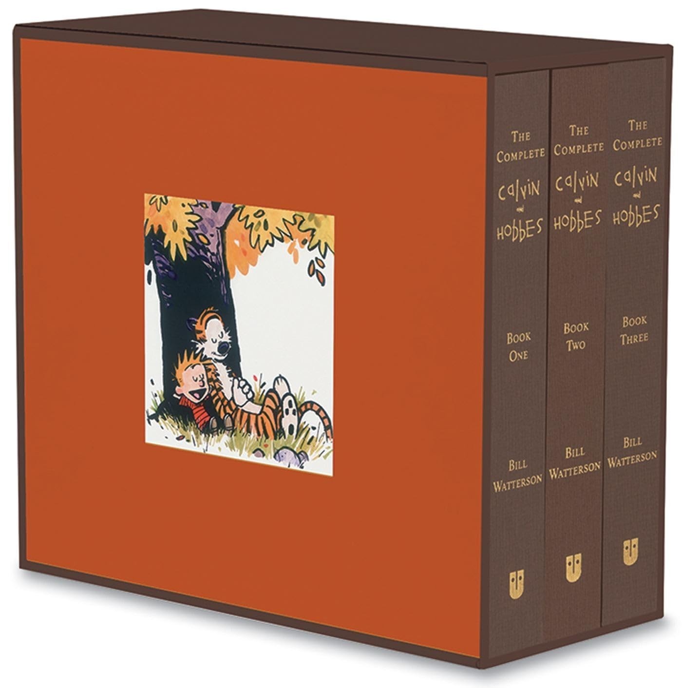 Complete Calvin and Hobbes Bill Watterson Hardcover 3 Vol. Boxed Set LIKE NEW