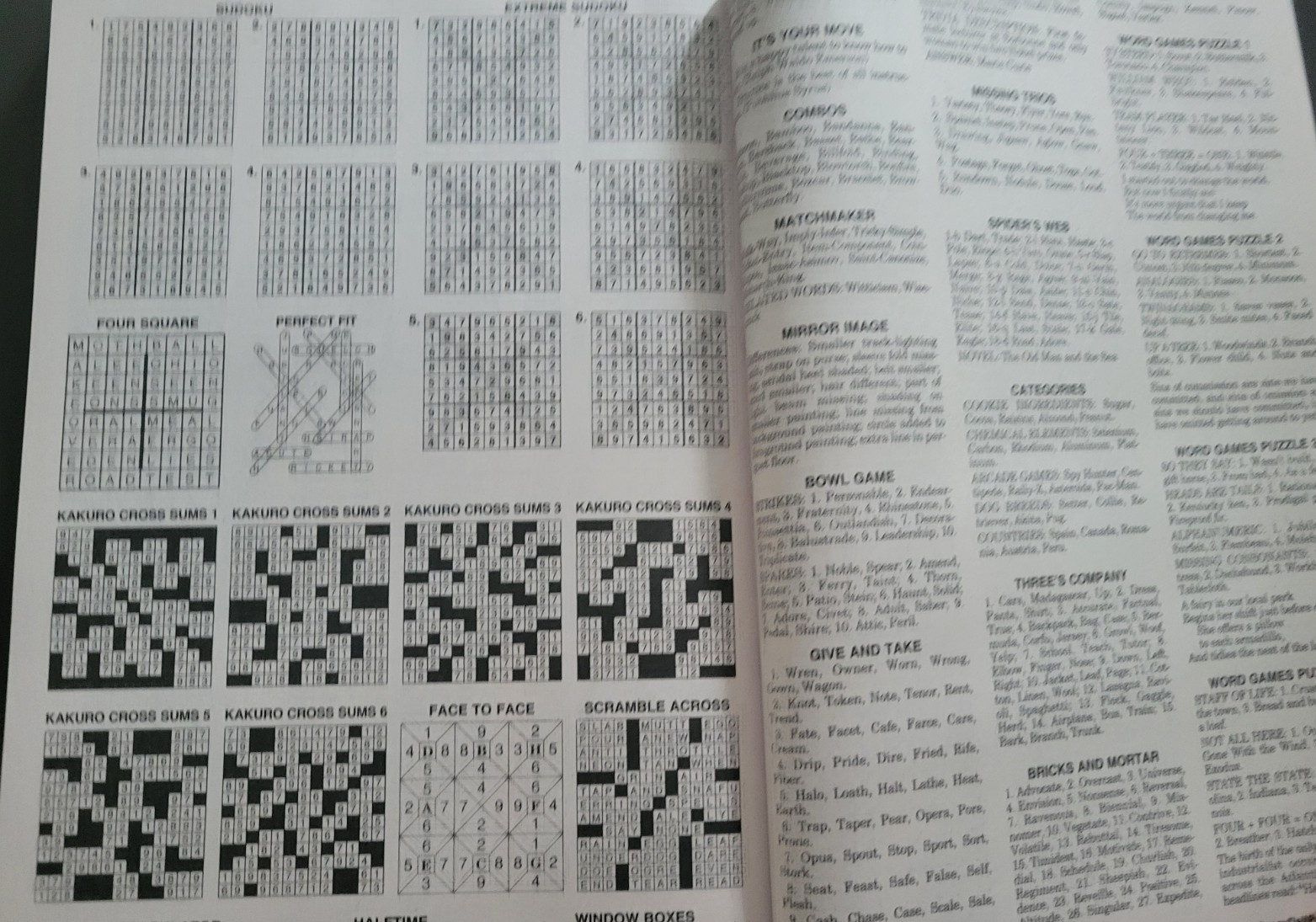Lot of 2 Classic Variety Puzzles Plus Crosswords by Penny Press – Jumbo Specials