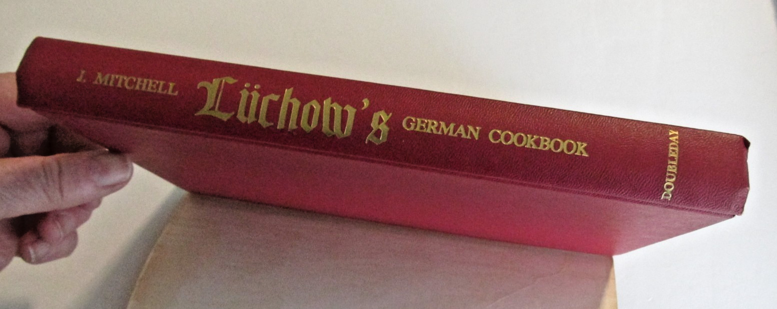 Luchow’s German Cookbook Jan Mitchell 1952 Illustrated Bemelmans BCE
