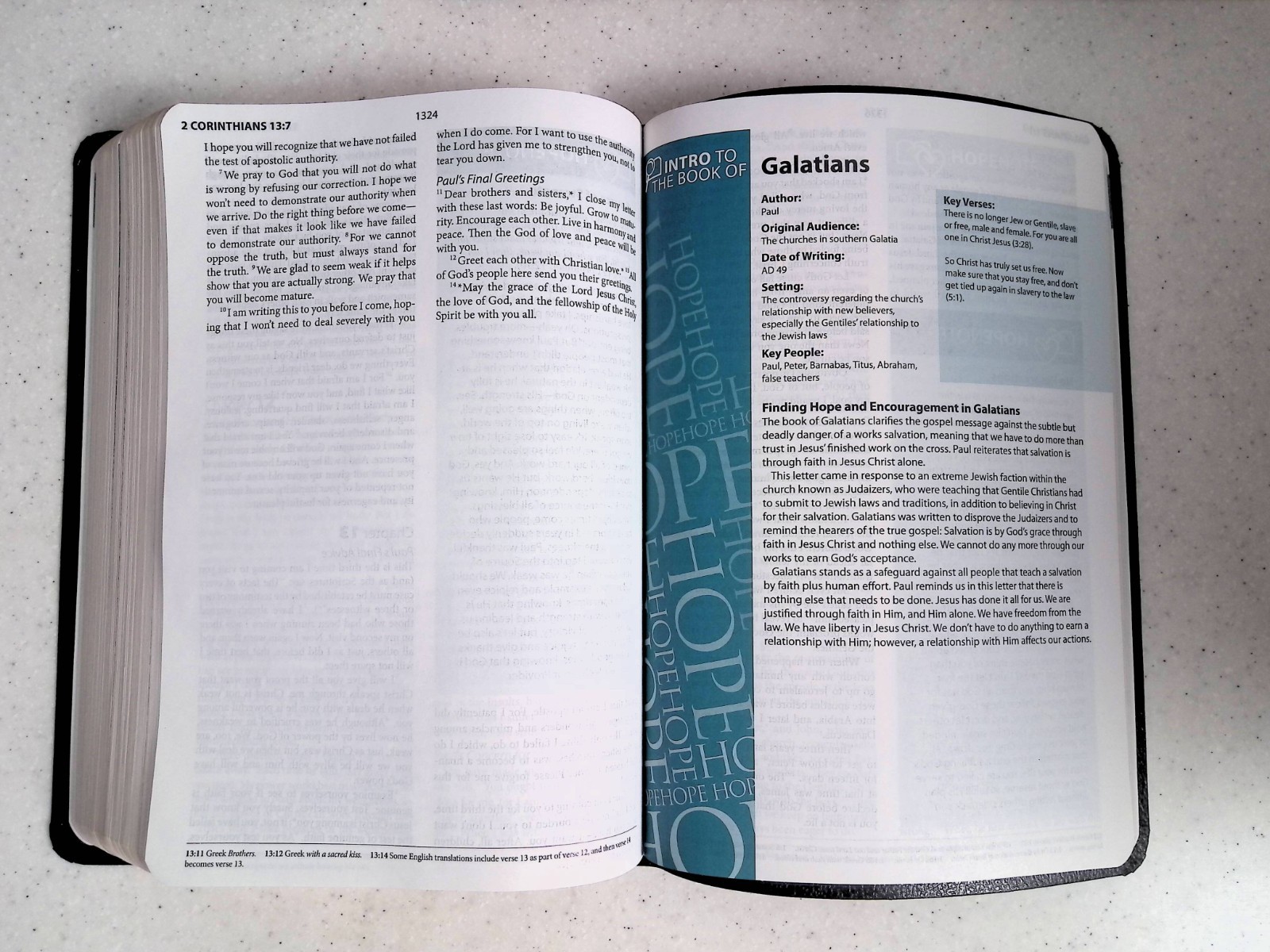 Hope for Today Bible – Notes/Encouragement by Joel & Victoria Osteen, Free Press